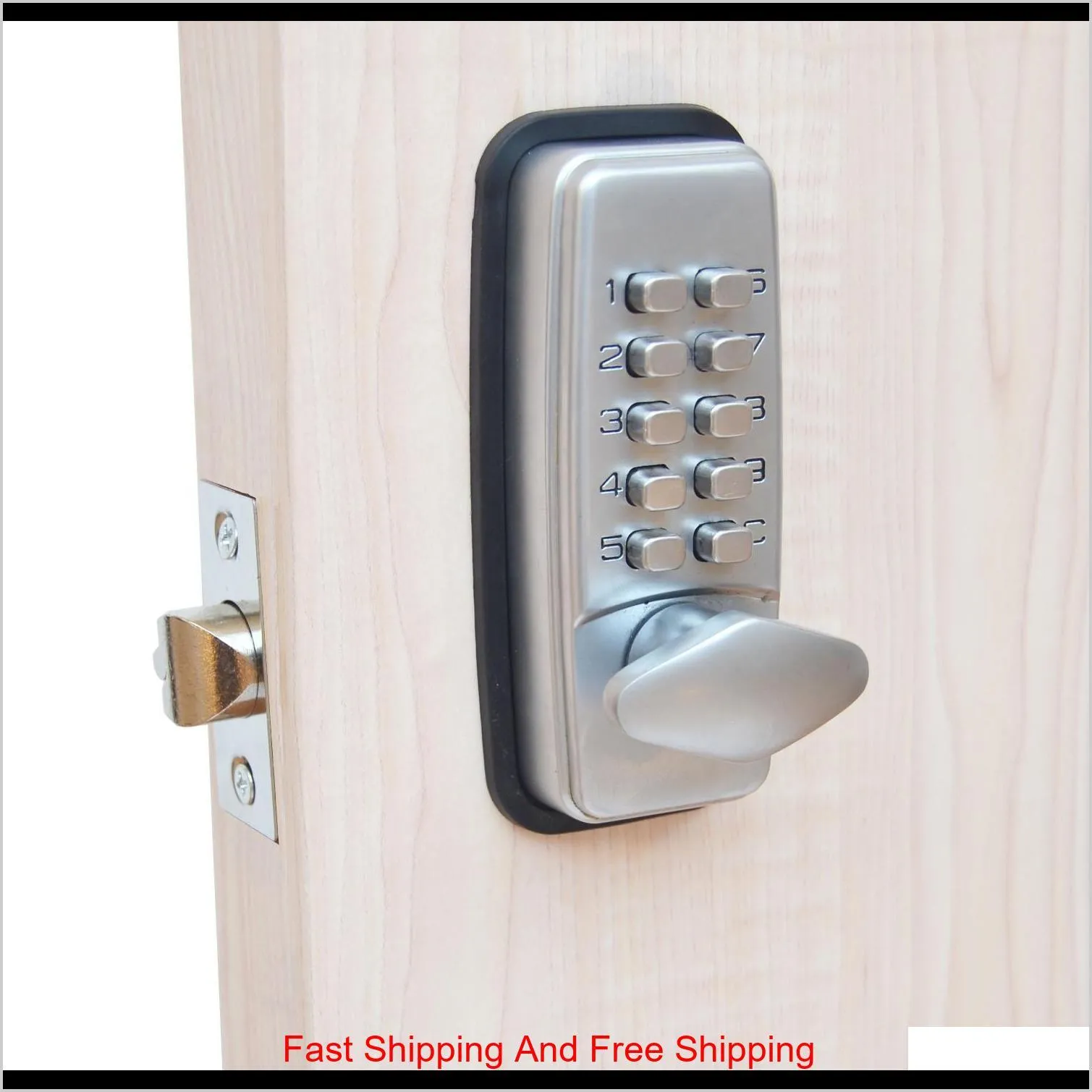 ml01sp mechanical password door lock,code lock, combination lock,zinc alloy,silvery