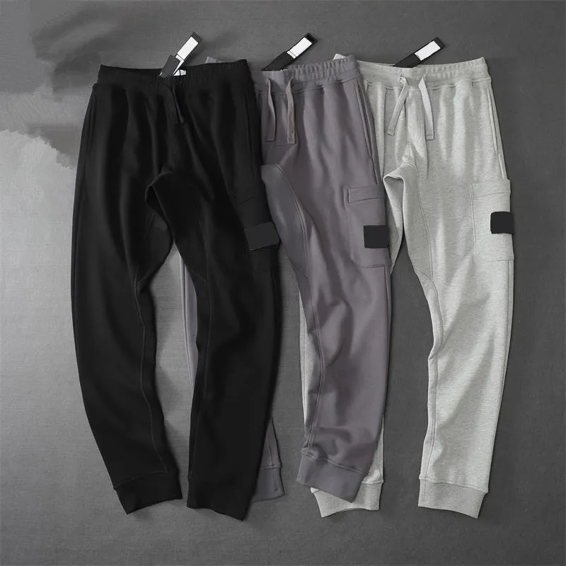 New 20fw Fashion Mens Sports Pant Sweatpants Joggers Casual Streetwear Trousers High-quality Embroidered Badge Work Clothes Pants