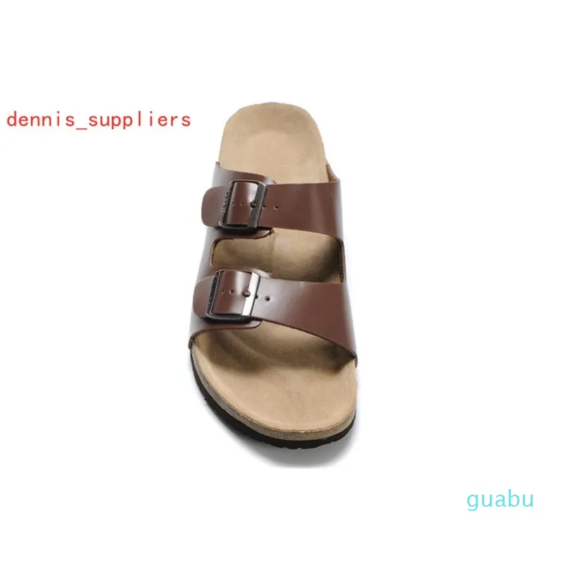 HEIßE Mode TOP Marke Arizona Männer Flache Ferse Slipper Frauen Multaicolor Sommer Casual Schuhe Schnalle Hohe Qualität Echtes Leder Großhandel 0880