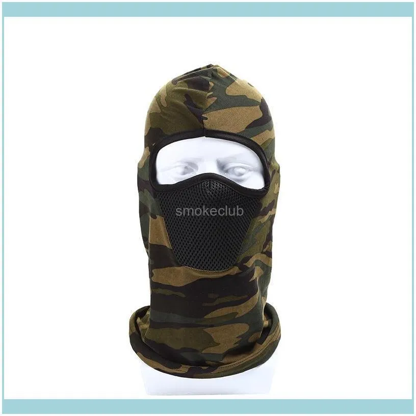 Cycling Caps & Masks Outdoor Sunscreen Balaclava Motorcycle Helmet Lycra Windshield Bicycle Riding Headgear