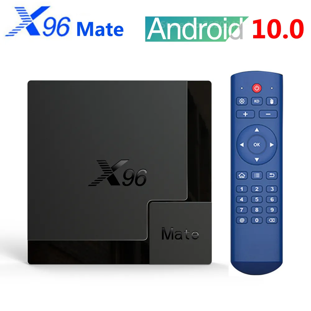 일부 EU 국가 무료 관습 !! X96 Mate 스마트 TV 상자 안드로이드 10.0 4GB RAM 32GB 64GB ROM Allwinnner H6 5G 와이파이 블루투스 4K HD 셋톱 박스