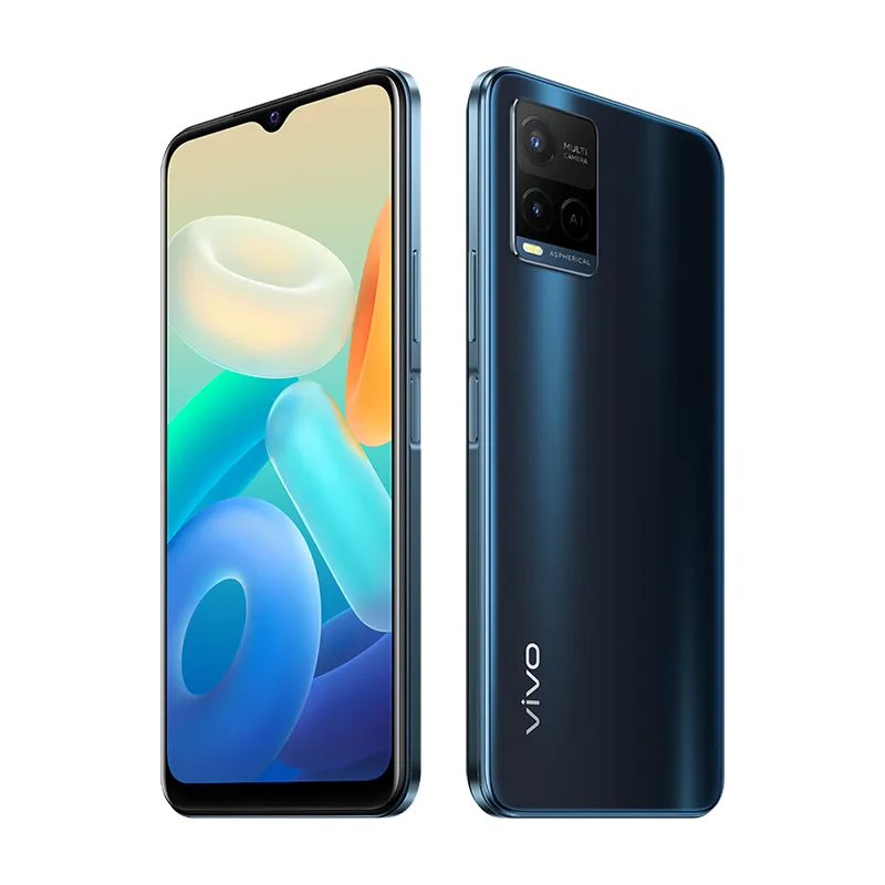 Original Vivo Y32 4G LTE Mobiltelefon 6GB RAM 128GB ROM OCTA Core Snapdragon 680 Android 6.51 "LCD Fullskärm 13.0mp 5000mAh IP52 Fingerprint ID Face Wake Smart Cellphone