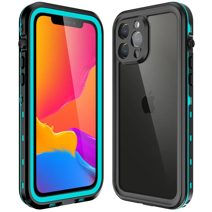 붉은 고추 IP68 iPhone 13 12 12 미니 11 Pro X XS Max Samsung Note 20 S21 Ultra S20 플러스 A12 A21 A51 A52 A72 Shockproof 케이스