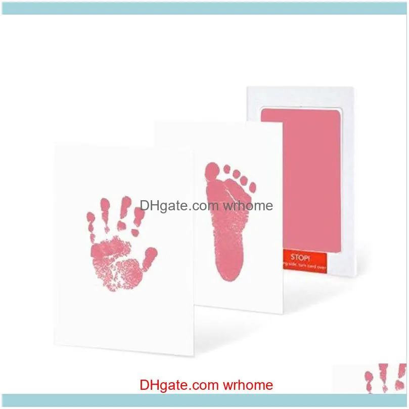 Baby Handprint Footprint Ink Pads Kits Pet Cat Dog Print Souvenir Non-Toxic1