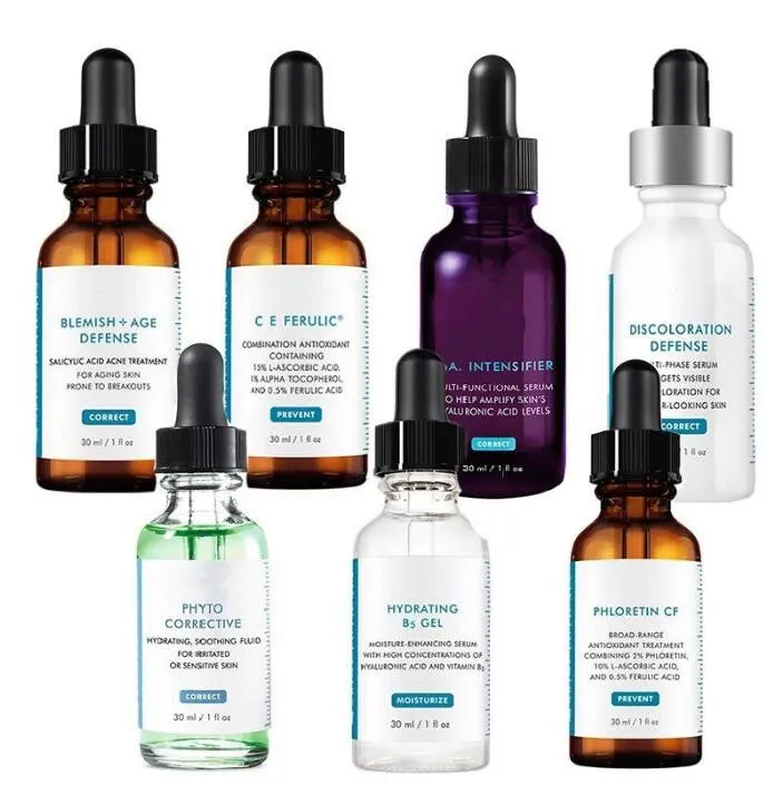 001 H.A Intensifer Ce Ferulic Serum Phyto Phloretin Cf Hidratante B5 SEROS DE DEFENSÃO DE DEFESA 30ML Cuidados com a pele Essência DHL Free Shopping Melhor Qualidade