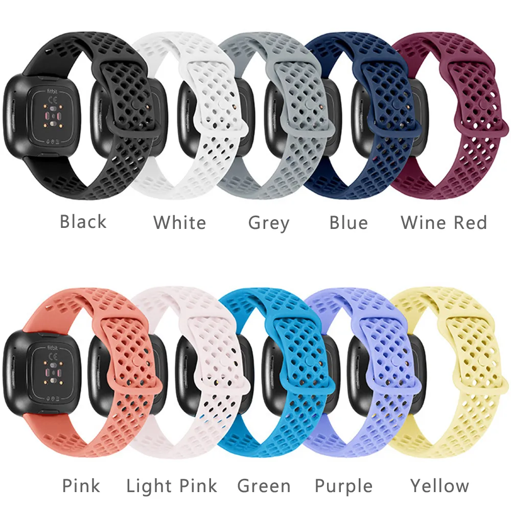 Wrist Bands Fitbit Versa Band Size Mm Colorful Silicone