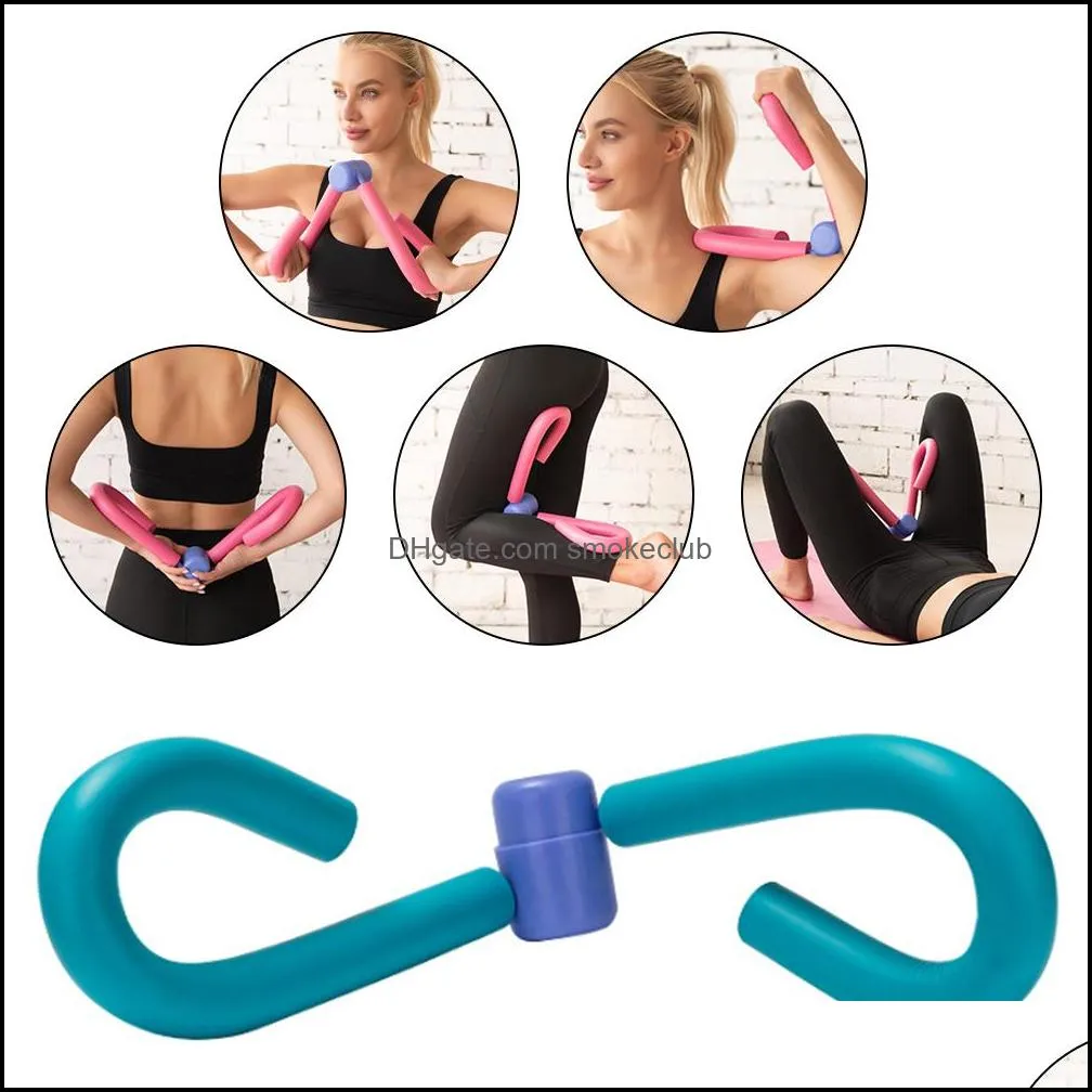 Bandes de résistance Fournitures de yoga Entraîneur de jambes à l'extérieur Pvc Exerciseurs Gym à domicile Équipement de sport Cuisse Muscle Bras Poitrine Taille Exerciseur Workou