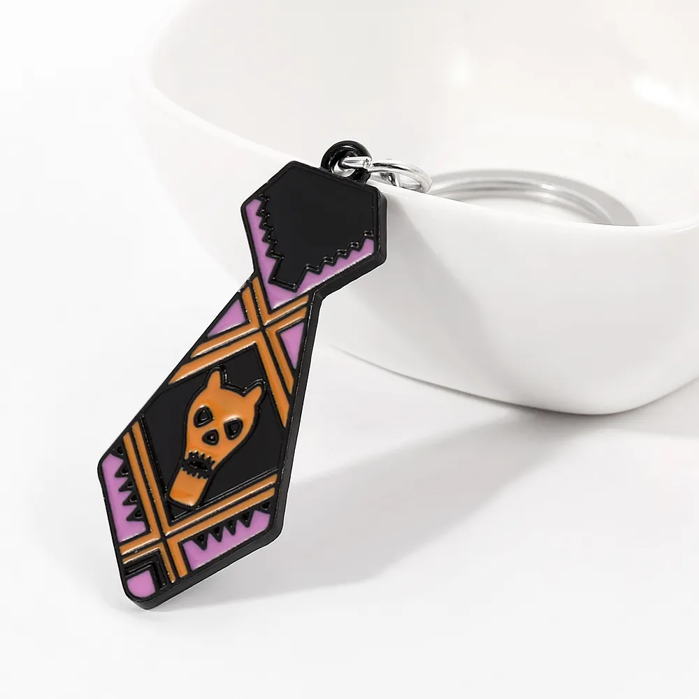 Anime Bizarre Przygoda Keychain Maska Dio Metal Killer Królowa Holder Helper Higashikata Josuke Kobiety Mężczyźni Biżuteria