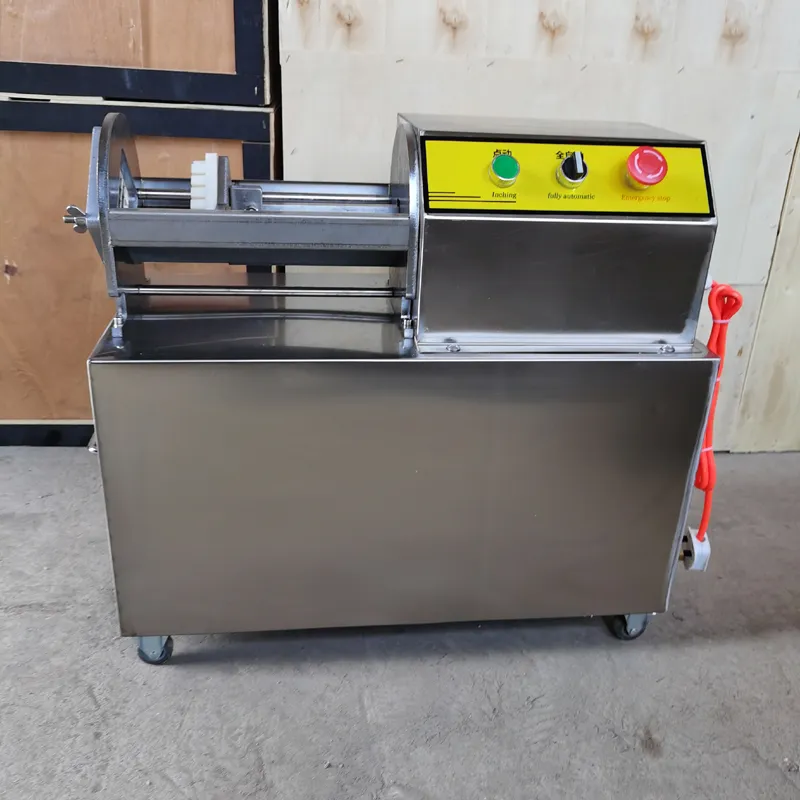 Commercial French Fries Machine Fully Automatic Vegetable Cutting Stainless Steel Electric Strip Cutter