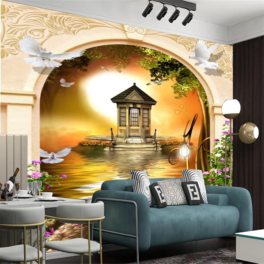 3d wallpaper silk material European style for living room bedroom custom  size wall covering from Dhgate Wallpapers - price 30.16, image size:1000x1000