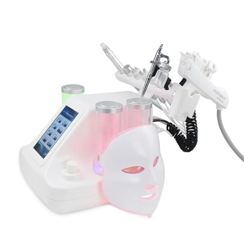 7 i 1 hydra dermabrasion ansiktsmaskin aqua peeling vakuum ansikte pore rengöring hud föryngring vatten syre jet hydrodermabrasion