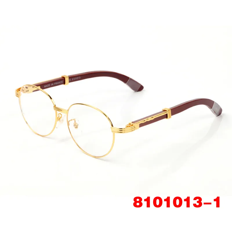 Round Bridge Sunglasses Gold Spectacles Lastest Fashion Men Women All-match Framed Vintage Sport in Wood Sunglas Sier Frame Eyeglasses Fashionable Dress Retro