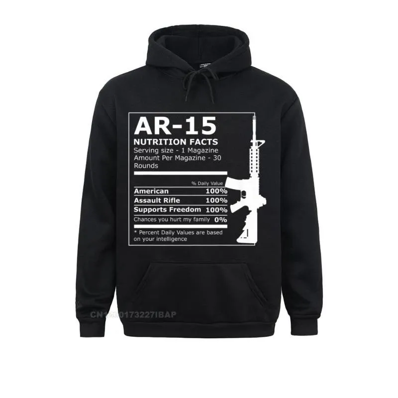 Męskie bluzy z kapturem Bluzy AR-15 RIFLE GUN FUNNY Bluza z kapturem z długim rękawem Faddish Cosie Hoods Beach Mens