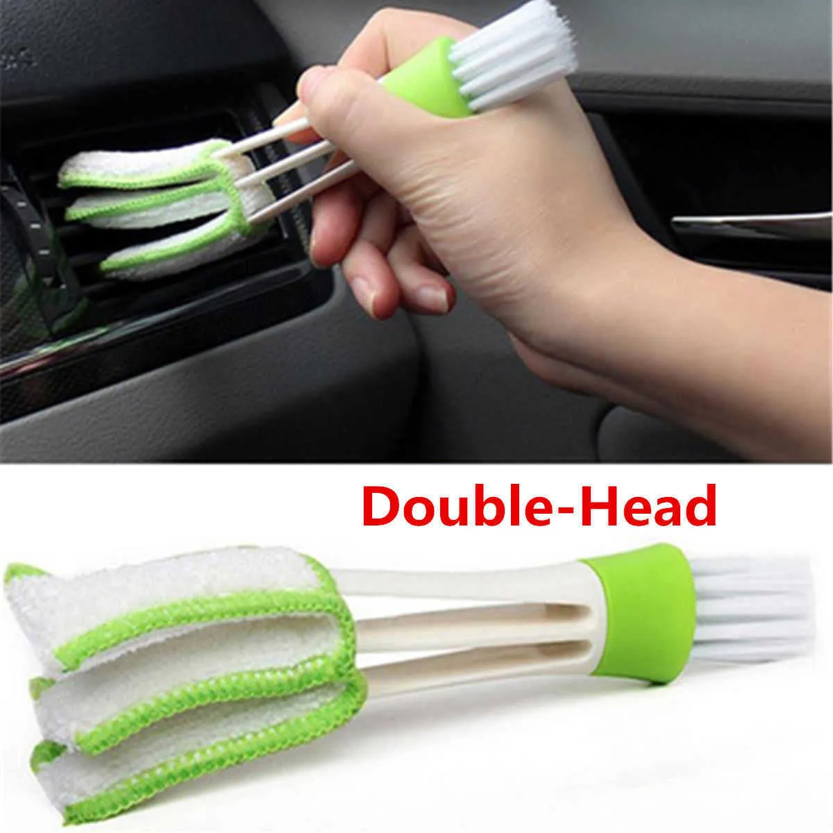 1 Pcs Mini Duster Air Vent Blinds Duster Cleaning Brush Dust Brush Car Interior Car Air Outlets Cleaning Tools New Arrive Car