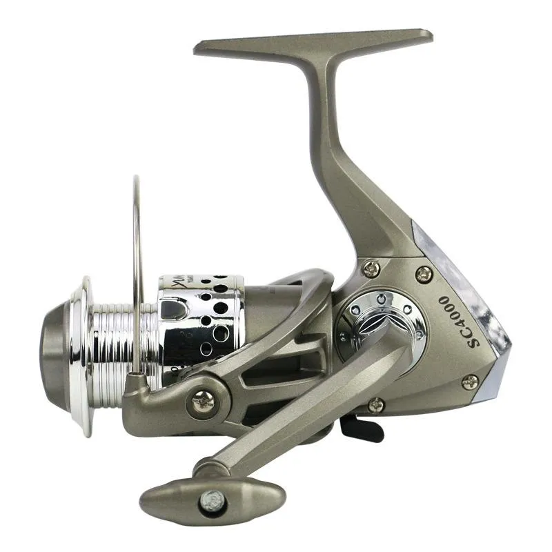 Balıkçılık Makaraları 1000-7000 8BB Spincast Reel Balıkçılık İplik Makarası Büyük Uzun Atış Tekerlek 262 W2