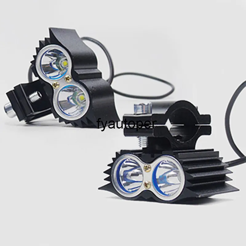 Faro de motocicleta led Búho 3LED 2LED Lámpara 12V 20W 6000k blanco súper brillante Autocycle faro delantero bombilla Moto Faros delanteros coche