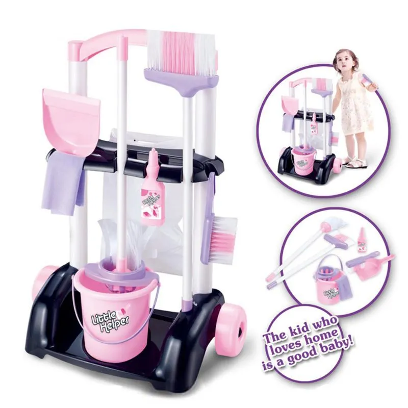 Cleaning trolley toy shop