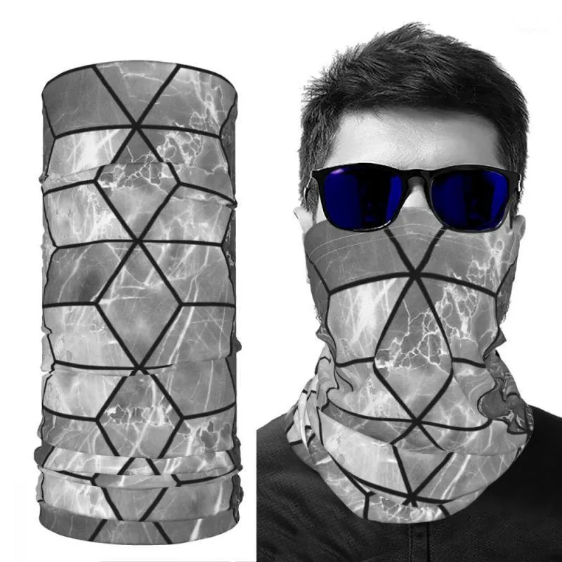 Maske Schal Kopf Männer Verdickung Gedruckt Schals Für Frauen DIY Anpassbare Eis Seide Radfahren Caps Masken
