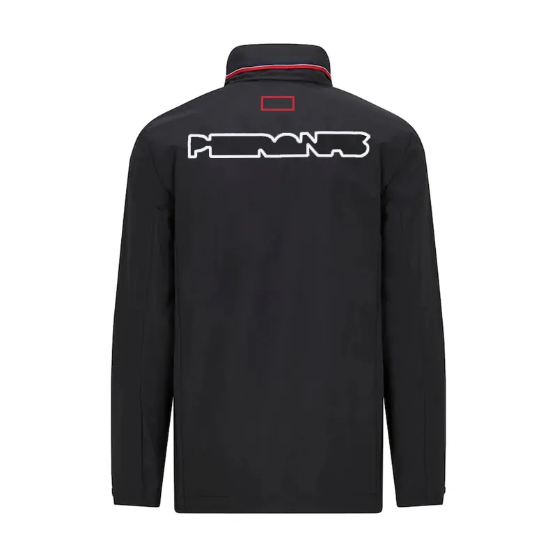 2022 F1 Formula One Racing Giacca impermeabile Team Giacca a vento a maniche lunghe Fans Tuta da corsa Uomo Calore Zip Up Felpa con cappuccio205Z