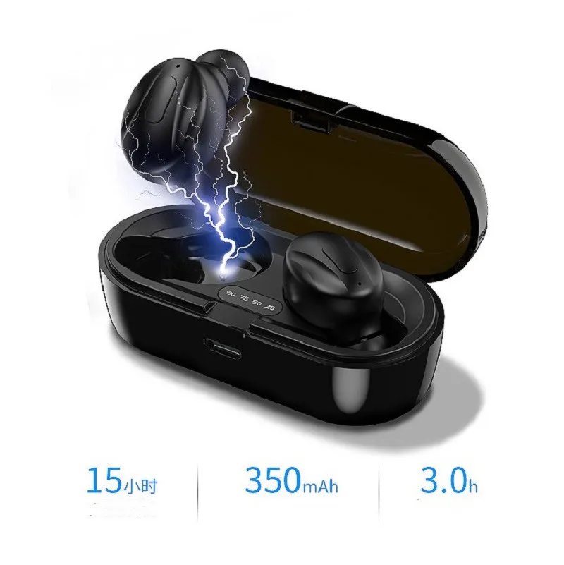 Auriculares Inalámbricos Bluetooth Para CoCompatible con Lgar En El Cuello  B7 Negros