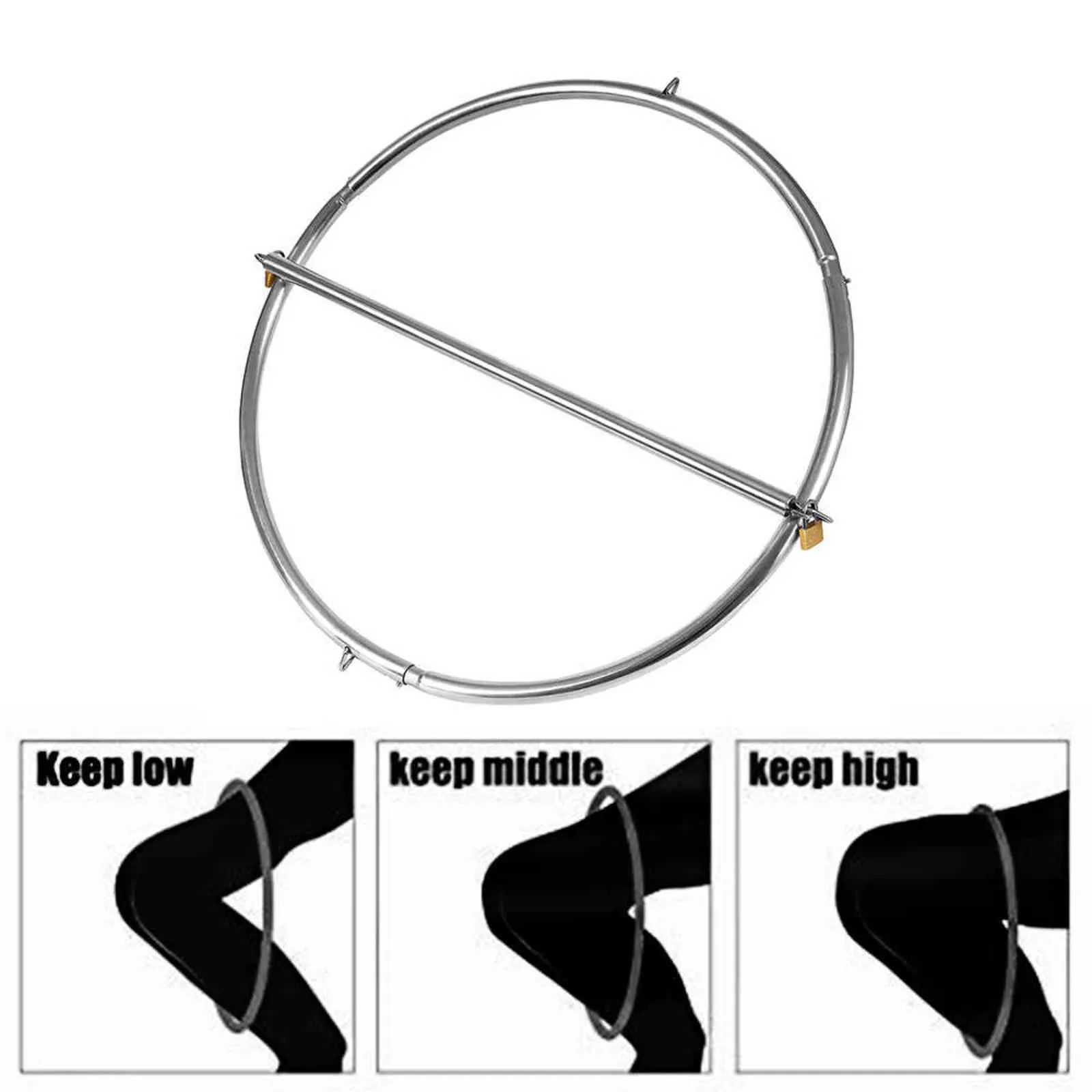 반드리지 restaint ring ring ring 스테인레스 스틸 섹스 포지셔닝 BDSM 슬레이브 복종 훈련 속박 장난감 1122