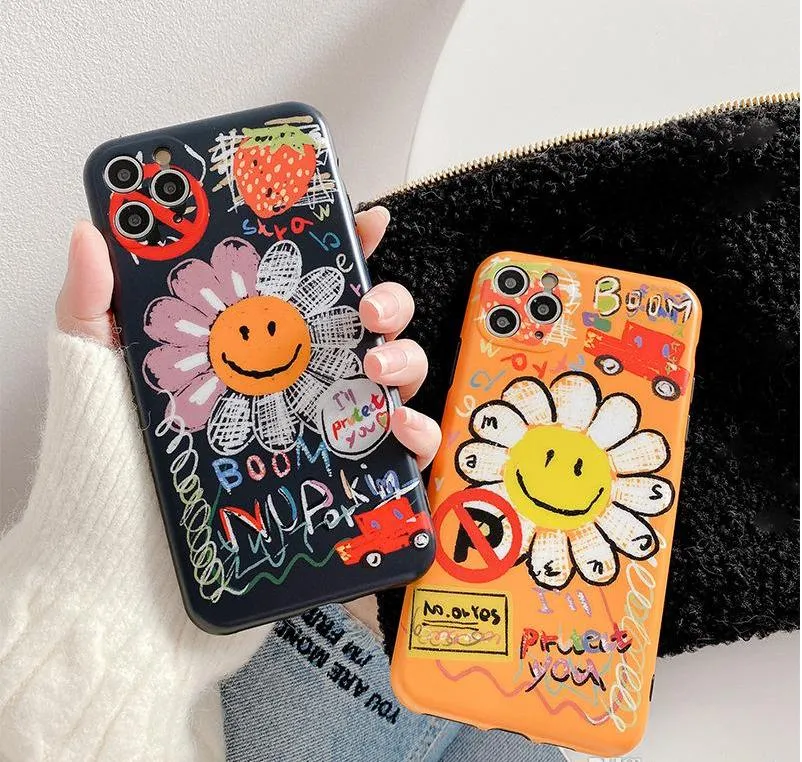 Coque TPU à fleurs de luxe de haute qualité pour iPhone, compatible modèles 11 Pro, XS Max, X, XR, 6, 7, 8 Plus, feuille scintillante, iphone11