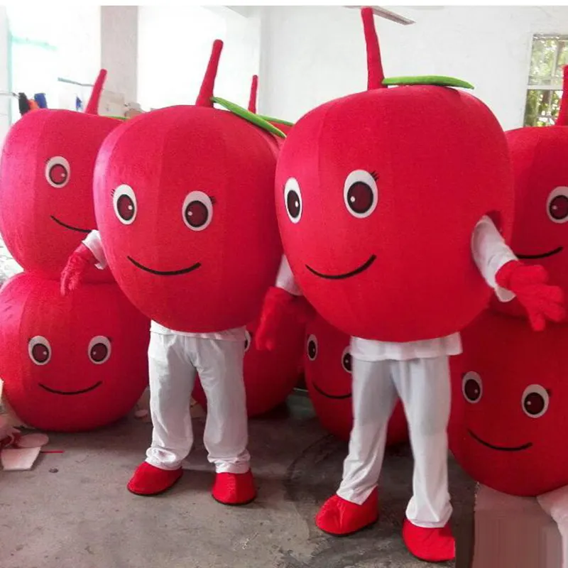 Halloween mooie Apple mascotte kostuum topkwaliteit cartoon fruit anime thema karakter volwassen grootte Kerstmis carnaval verjaardagsfeestje fancy dress