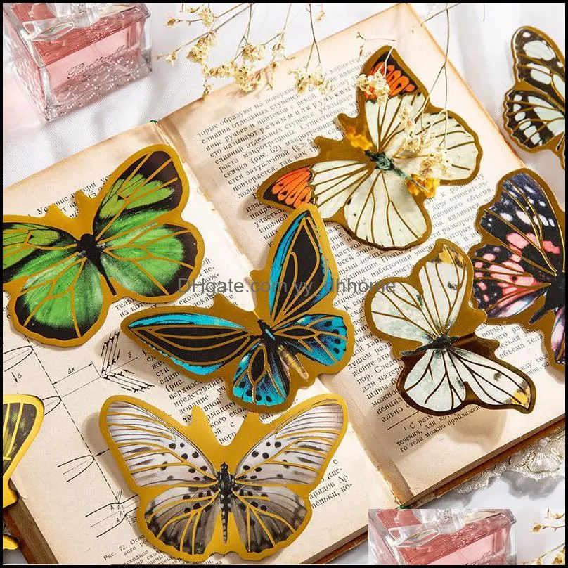 Gift Wrap Event Party Supplies Festive Home Garden Butterfly Dream Series Scrapbooking Daily Decoration Diy Diy CE Material Pet Stam Big