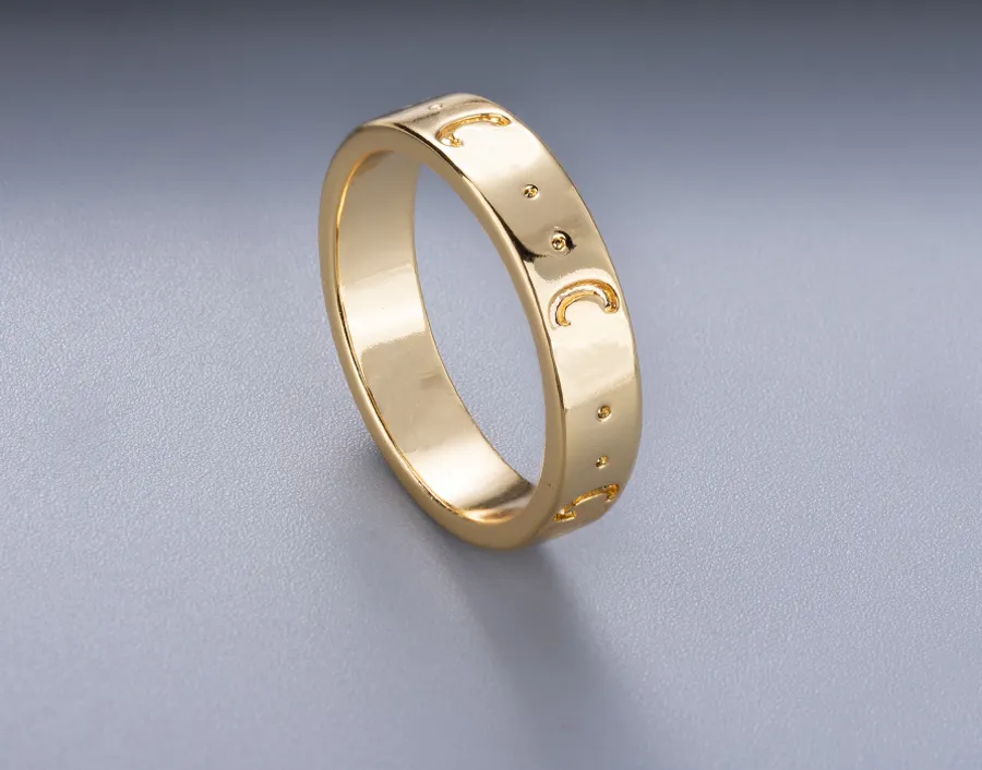 Tener sello Pareja Anillo Personalidad chapado en oro y plata para hombres y mujeres compromiso boda joyería amante regalo