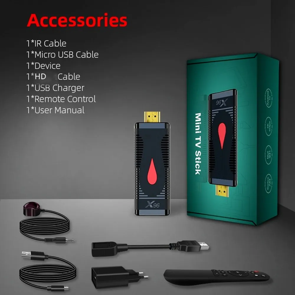  Bundle TV Stick 4K Cube Accessories - OTG Cable, USB