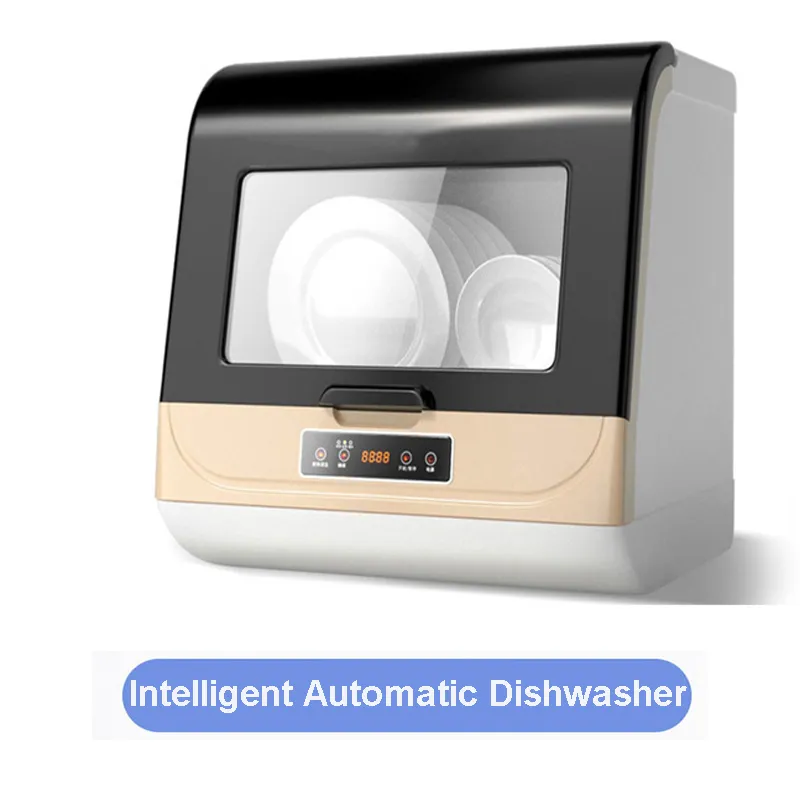 Home Use Dish Washer Intelligent Máquina de lavar louça automática Instalação gratuita de pequena máquina de lavar roupa de secagem de ar