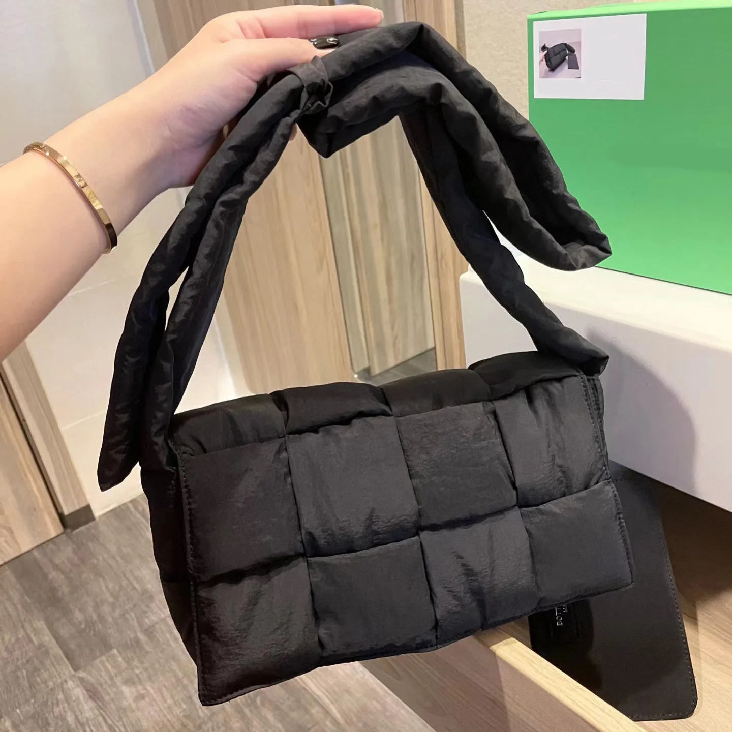 underarm bag shoulder woven Bags Luxurys Top designers Lady high Quality 2022 Women handbag Fashion handbags mother cossbody wallet totes printing purse Feather