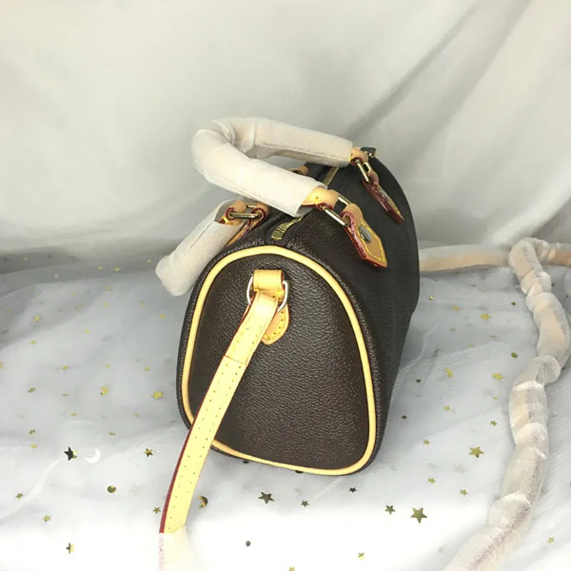 M61252 high quality luxurys designers bags women purse fashion crossbody bag 16 cm nano spedy mini shoulder bag classic canvas pillow bags