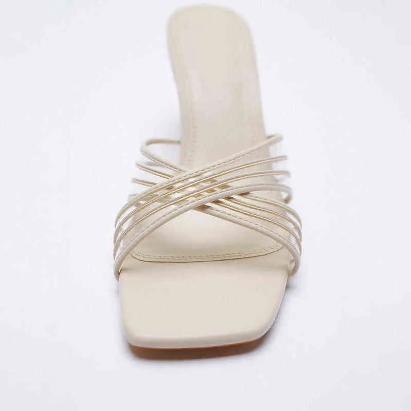 women`s summer shoes, high-heeled sandals, flesh color, square head, temperament, new series