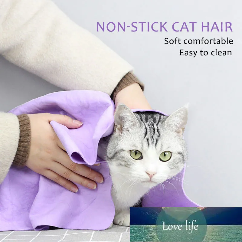 1 pezzo Asciugamano per animali domestici colore casuale per cane e gatto  per doccia