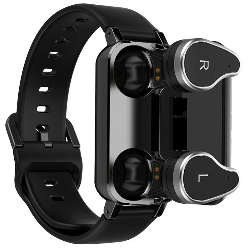 Top Seller Watch NDW01 HiFi Qualidade do som TWS Fone de ouvido + Sports Health Monitoring SmartWatch Dois em um Earbuds Watches SmartWristBand