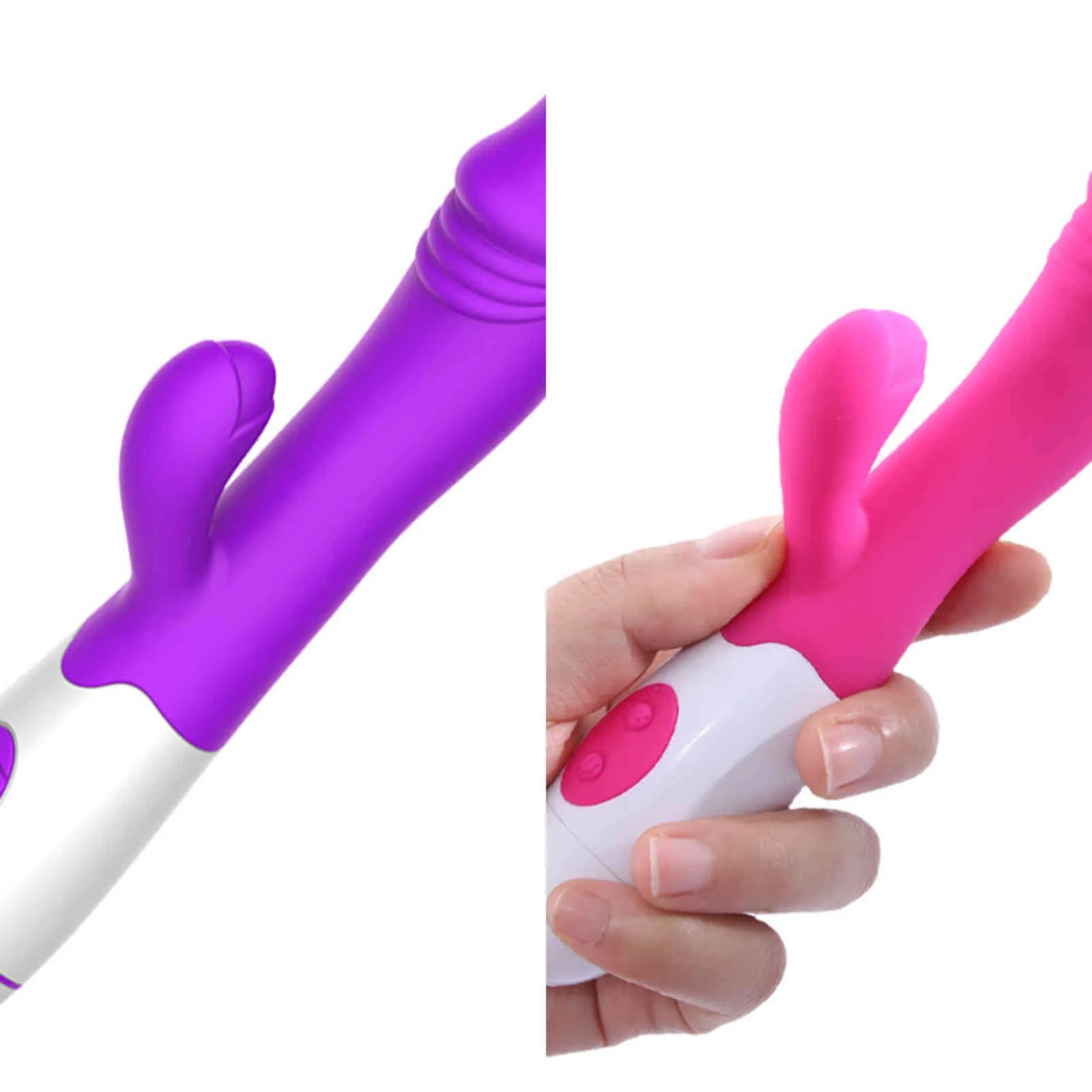 Nxy vibratorer g spot dildo kanin vibrator vibrator dubbla vibration vattentät kvinna vagina klitoris sex leksak för kvinnor vuxna leksaker 1119