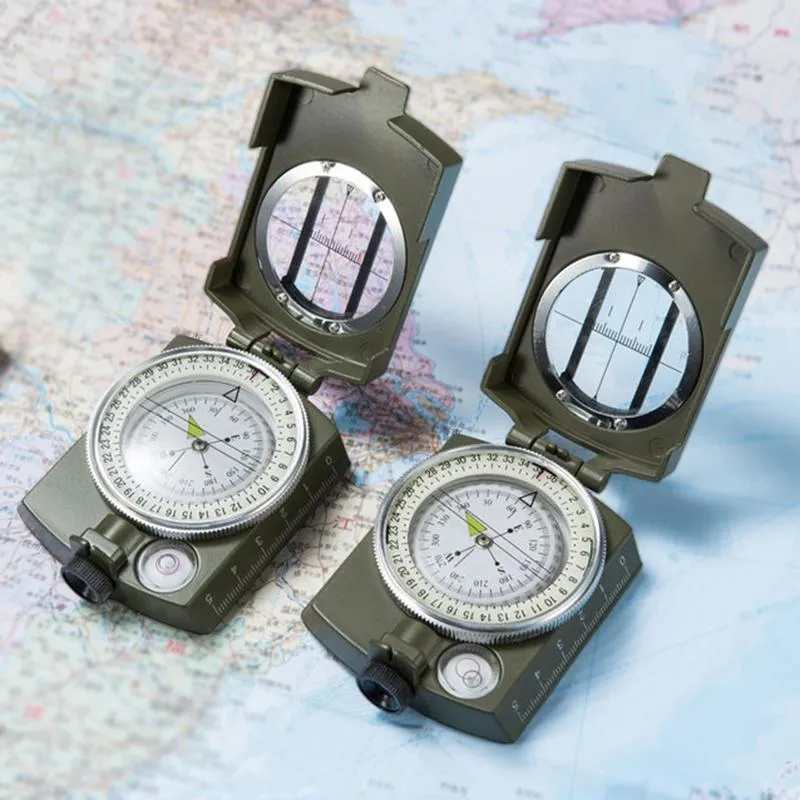 Luminous Metal Compass High Precision Compass K4580 Magnetyczna wodoodporna ręka zawodowa na polowanie na kemping2717