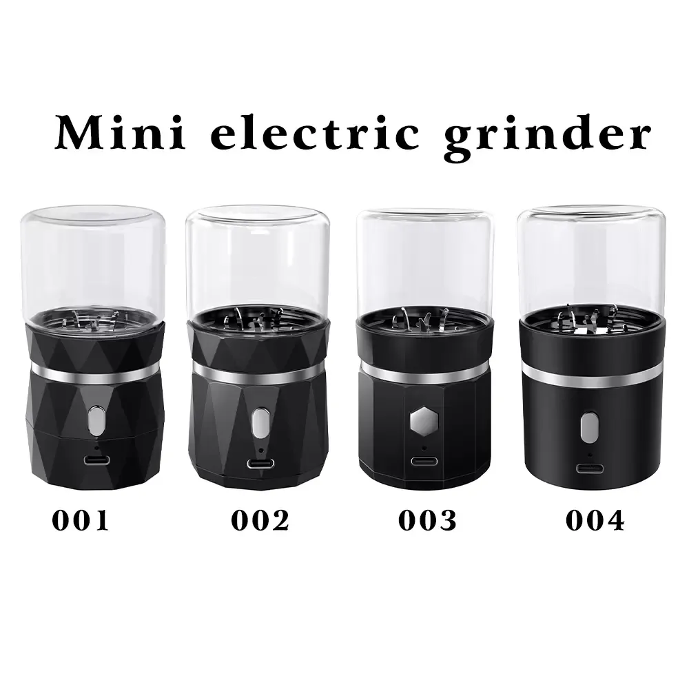 Mini Elektrische Grinder Crusher 400 MAK BATTERIJ OPLAATZAME DRY DROGE HERB METALE HANDHELD HOPPER MET USB-kabel Opladerbare originele LTQ