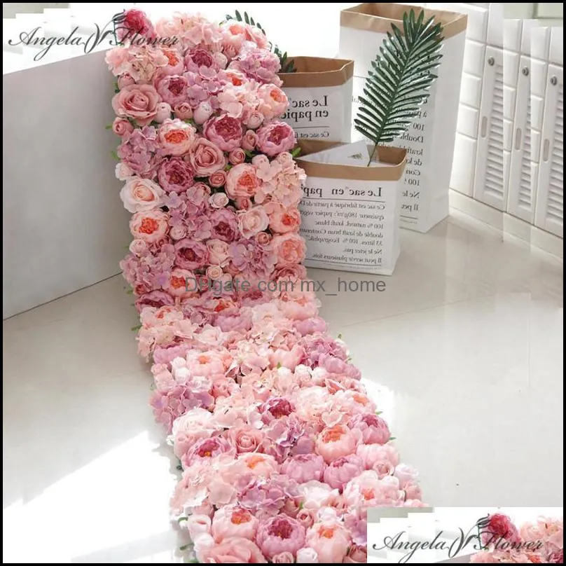 Decorative flower Artificial Flowers Wall Bruiloft Background Arch Decor Piece Plants Etalage Photography Props 0715