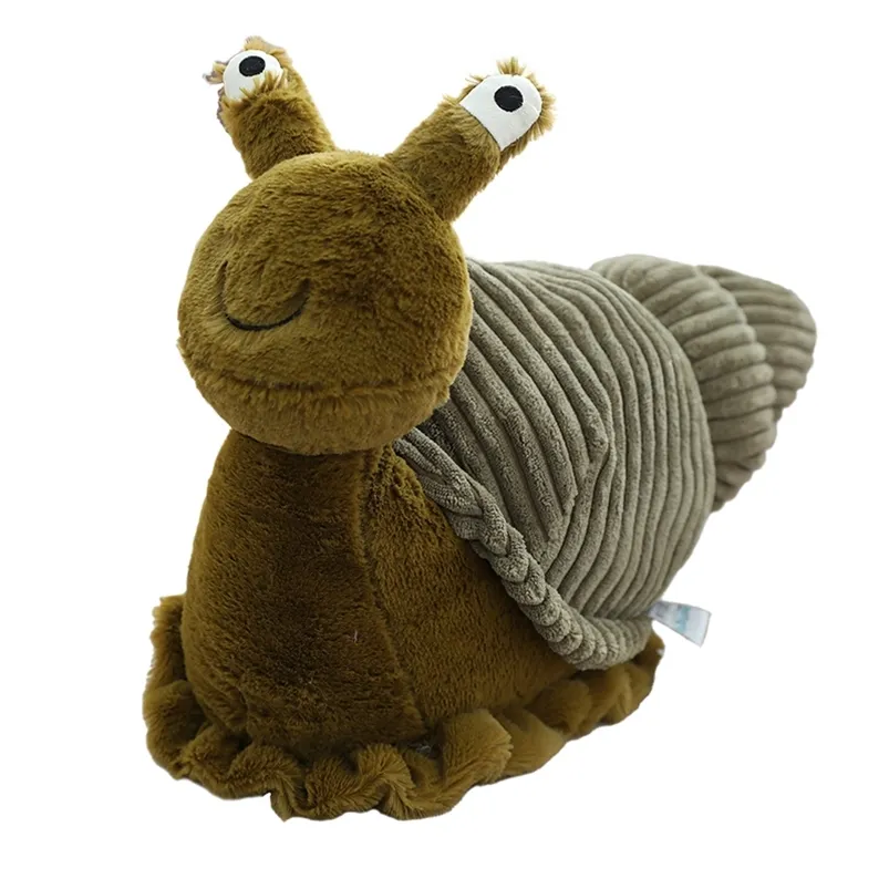 Kawaii Animal Crossing Plush Cute Snail Doll Toys Peluche Comfort Pillow Juguetes Heminredning Baby Room 210728
