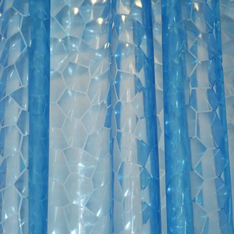 Cortina De Ducha Impermeable 3d De PVC De Plástico, Transparente, Blanco,  Transparente, Para Baño, Antimoho, Translúcida, Para Baño De 17,46 €