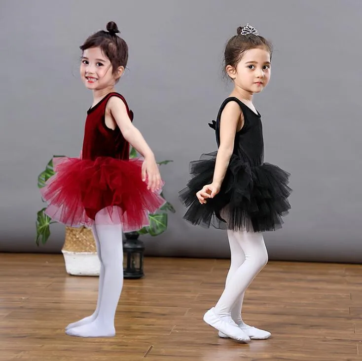 Enfants Tutu Formation Robe Bouffant Fille Voile Jupe Tutu Jupe Enfants Danse Costume Robes Designer V tements YL390