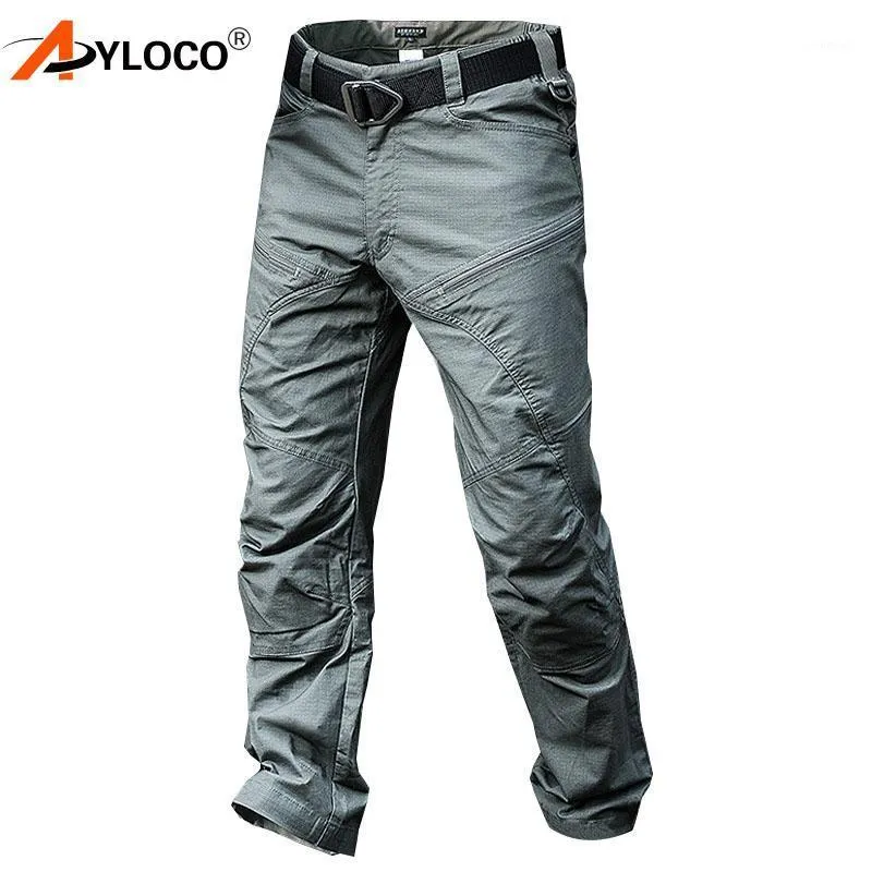 Pantaloni outdoor Tactical Cargo Men Special Force Army Combat SWAT Impermeabile Large Multi Pocket Cotton HikingTrouse1