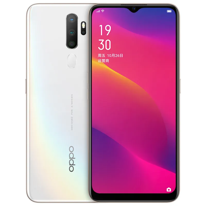 Téléphone portable d'origine Oppo A11 4G LTE 4 Go de RAM 128 Go de ROM Snapdragon 665 Octa Core 6,5 "Plein écran 12.0MP AI ID d'empreinte digitale Smart Mobile Phone