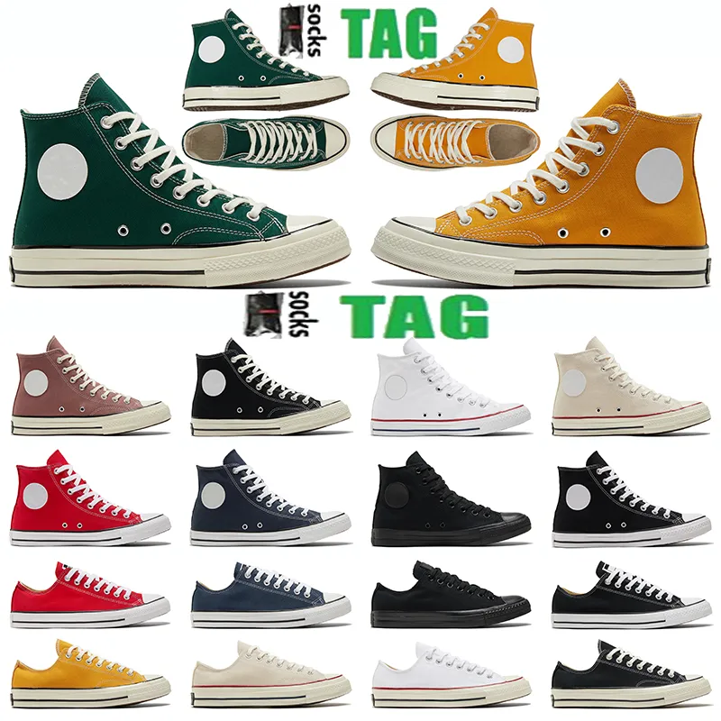 Klasik Sıradan Erkekler Kadın Tuval Ayakkabı Yıldız Spor Sneaker Chuck 70 Chucks 1970 1970'ler Büyük Gözler Kırmızı Kalp Şekli Platform Ortaklık Adı Ayakkabı