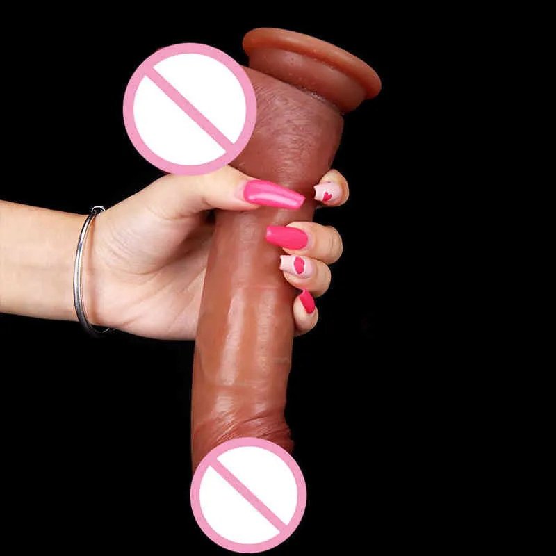 Nxy Penis Squirting Dildo Big с всасывающей чашкой мягкая кожа чувствует Gope Sex Toy для женщин, подходящих для женщин мастурбации1215263F
