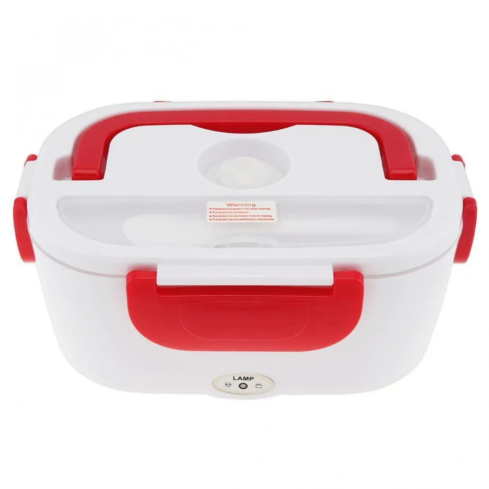 12V Portable Food Warmer Electric Heater Lunch Box Mini Oven w/ Car Charger  1.5L