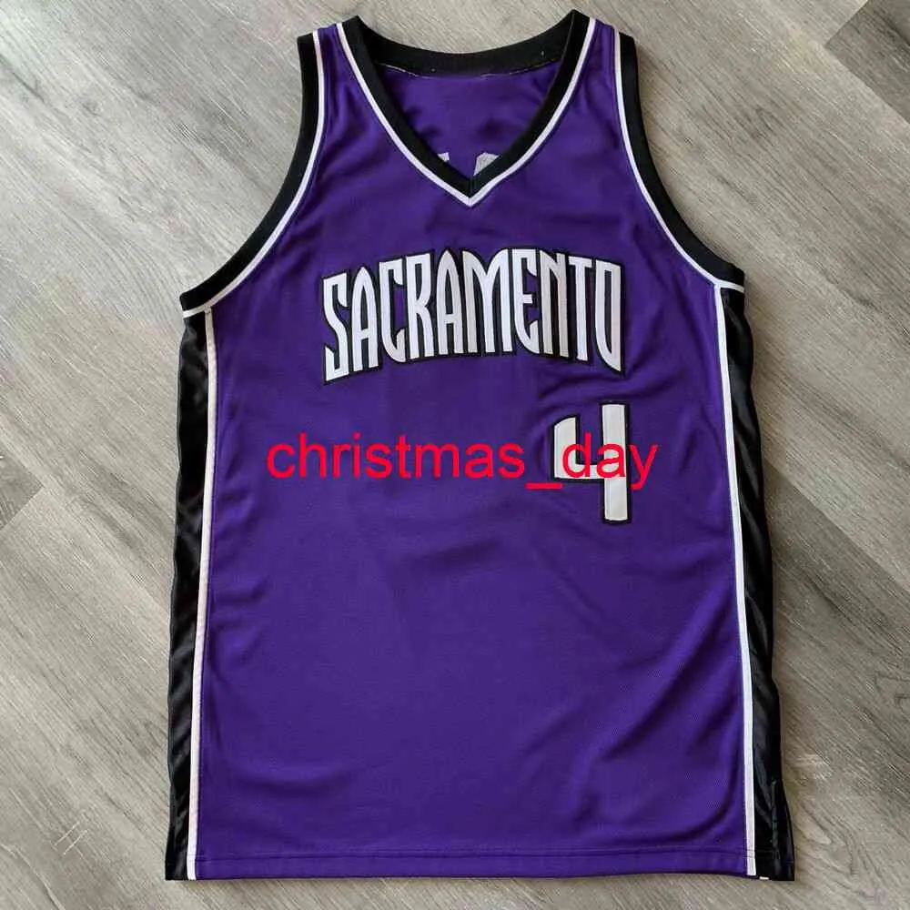 Stitched Custom Chris Webber Jersey Mäns Kvinnor Youth Basketball Jersey XS-6XL