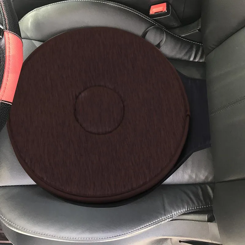 Kudde/dekorativ kudde Portable Swivel Cushion 360 graders roterande bilstolsäteshjälpmedel Revolvande minnesskum MAT SP99